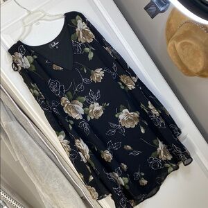 Floral V-Neck Dress